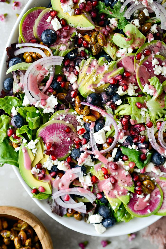 Blueberry Pistachio Spring Salad Recipe