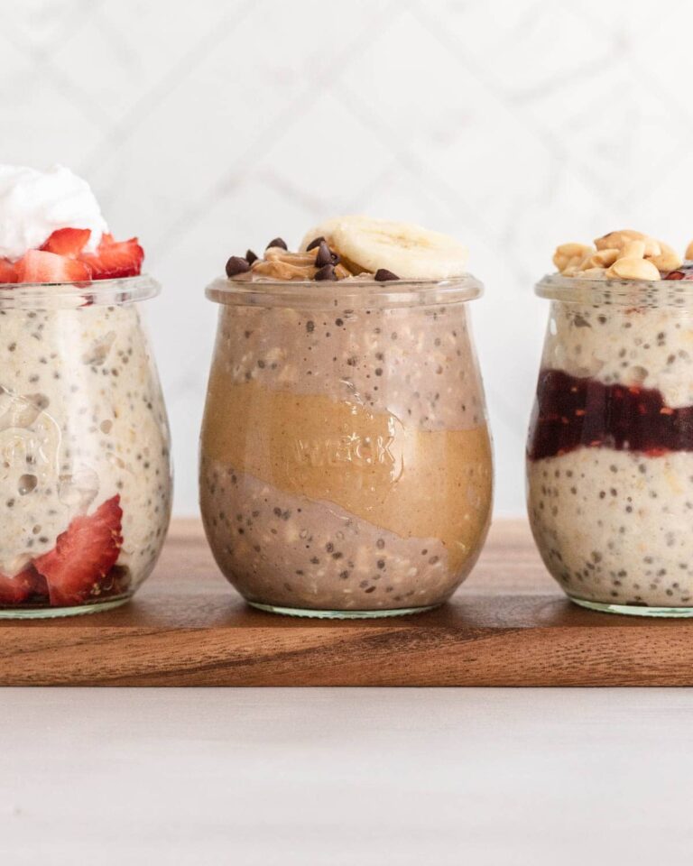 Protein Overnight Oats 3 Ways